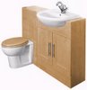 Click for Woodlands Chilternhurst Bathroom Furniture Set (Maple).