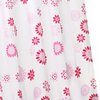 Click for Croydex Textile Shower Curtain & Rings (Pop Flowers Pink, 1800mm).