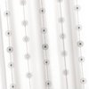 Click for Croydex Textile Shower Curtain & Rings (Sparkle Silver, 1800mm).