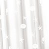 Click for Croydex Textile Shower Curtain & Rings (Ocean White, 1800mm).