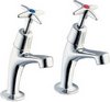 Click for Deva Cross Handle High Neck Sink Taps (pair)