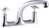 Click for Deva Cross Handle Sink Mixer Tap With Swivel Spout.