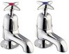 Click for Deva Cross Handle Long Spout Bath Taps (Pair).