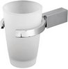 Click for Deva Edge Glass Tumbler And Holder (Chrome).