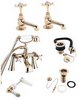 Click for Deva Coronation Bath Tap Pack 2 (Gold).