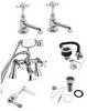 Click for Deva Coronation Bath Tap Pack 2 (Chrome).