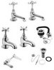 Click for Deva Coronation Bath Tap Pack 3 (Chrome).