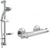 Click for Deva Vision Modern Thermostatic Bar Shower Kit (Chrome).