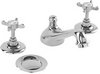 Click for Deva Coronation 3 Hole Basin Mixer Tap With Pop Up Waste (Chrome).