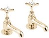 Click for Deva Coronation Basin Taps (Pair, Gold).