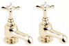 Click for Deva Coronation Bath Taps (Pair, Gold).