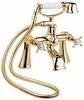 Click for Deva Coronation 1/2" Bath Shower Mixer Tap With Shower Kit (Gold).