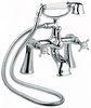 Click for Deva Coronation 1/2" Bath Shower Mixer Tap With Shower Kit (Chrome).