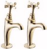 Click for Deva Coronation BS1010 High Neck Sink Taps (Pair, Gold)