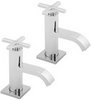 Click for Deva Crux Basin Taps (Pair, Chrome).