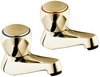 Click for Deva Profile Bath Taps (Gold, Pair).