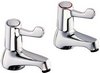 Click for Deva Lever Action 3" Lever Basin Taps (Pair).