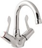 Click for Deva Lever Action 3" Lever Mono Basin Mixer Tap With Swivel Spout.