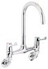 Click for Deva Lever Action 3" Lever Bridge Sink Tap, Wall Mounted.