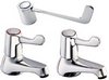 Click for Deva Lever Action Lever Basin Taps With 6" Long Handles (Pair).