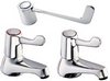 Click for Deva Lever Action Lever Bath Taps With 6" Long Handles (Pair).