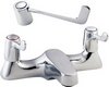 Click for Deva Lever Action Lever Bath Filler Tap With 6" Long Handles.