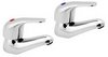 Click for Deva Eider Basin Taps (Pair, Chrome).