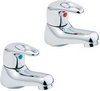 Click for Deva Excel Basin Taps (Pair, Chrome).