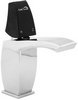 Click for Deva Fischio Mono Basin Mixer Tap With Pop Up Waste (Black Handle).