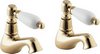 Click for Deva Georgian Basin Taps (Pair, Gold).