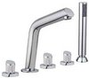 Click for Deva Hybrid 5 Hole Deck Mounted Bath Shower Mixer Tap.