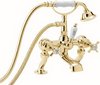 Click for Deva Imperial Bath Shower Mixer Tap With Shower Kit (Gold).