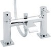 Click for Deva Linx Bath Shower Mixer Tap With Shower Kit And Wall Bracket (Chrome).