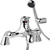 Click for Deva Provence Bath Shower Mixer Tap With Shower Kit (Chrome).