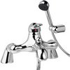 Click for Deva Provence Bath Shower Mixer Tap With Shower Kit (Chrome).