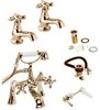 Click for Deva Regency Bath Tap Pack 2 (Gold).