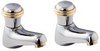 Click for Deva Senate Bath Taps (Pair, Chrome And Gold).