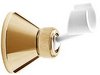Click for Deva Accessories Adjustable Shower Bracket With White Spigot (Gold).
