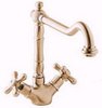 Click for Deva Classic Brittany Monoblock Sink Mixer with Swivel Spout (Gold)