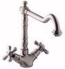 Click for Deva Classic Brittany Kitchen Sink Mixer, Swivel Spout (Brushed Nickel)