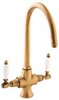 Click for Deva Georgian Georgian Kitchen Sink Mixer with Swivel Spout (Bronze)