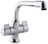 Click for Deva Contemporary Sauris Dual Flow Kitchen Tap, Swivel Spout (Chrome).