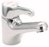 Click for Deva Commercial Single Lever Sequential Control Spray Basin Mixer Tap.