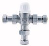 Click for Deva Commercial 15/22 Combined Thermostatic Blending Valve.