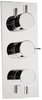 Click for Deva TMV2 1/2" Triple Concealed Thermostatic Shower Valve (Chrome).