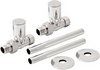 Click for TR Rads Straight Minimalist Radiator Valves With Trim (Pair).