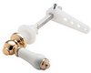 Click for Deva Spares Victoriana Toilet Cistern Lever With Ceramic Handle (Gold).
