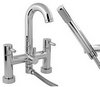 Click for Deva Vision Deck Mounted Bath Shower Mixer Tap With Shower Kit.