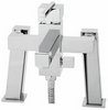 Click for Deva Zonos Bath Shower Mixer Tap With Shower Kit And Wall Bracket.