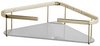 Click for Geesa Standard Luxury Glass Corner Shelf 260x335mm (Gold)